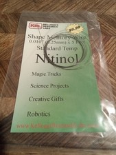 Nitinol shape memory alloy wire 0.25mm (0.01