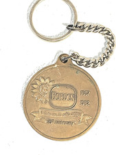 Vintage Borden Milk Dairy 125th Anniversary Elsie The Cow Keychain 1957 1982 picture