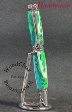 Handmade Exotic Alligator Jaw Bone & Resin Rollerball Or Fountain Pen 1622 picture