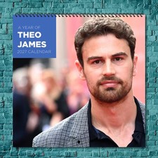 Theo James 2027 Wall Calendar 12 Month Celebrity Photo Fan Collectible picture
