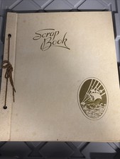 Vintage Scrapbook 1/2 Used With Photos picture