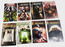 LOT OF 8 VIOLENT MESSIAH'S COMICS ( # 1 thru 8 )- ISSUE # 1 is DOUBLE SIGNED  picture