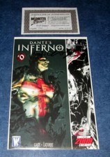 DANTE'S INFERNO #0 signed 1st print PROMO COMIC exclusive WILDSTORM DC 2009 SDCC picture