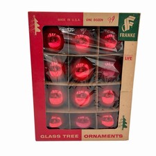Vintage Franke Christmas Tree Ornaments 2.25