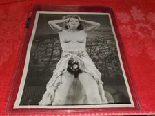 VINTAGE 1950s BURLESQUE 8 X 10 PHOTO OF PEGGY CHANDLER  FROM  G & S FILM CO picture