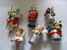Lot of (6) Hallmark Thimble Ornaments picture