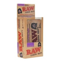RAW Guarana Wraps Kesselman Kush -Fully Sealed Box: 25 Pouches 5 Wraps per pouch picture