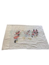 Vintage Walt Disney Productions Mickey Mouse & Donald Duck Marching Band Pillowc picture