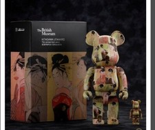 Medicom BE@RBRICK Kitagawa Utamaro Toji Zensei Bijin-zoroi 100% 400%  Fedex JPN picture