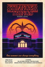 Stranger Things Season 3 Poster Vintage Style Repro Print Poster 13x19 picture