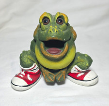 Vintage Pete Apsit 1993 Resin Frog Figurine 