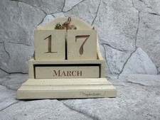 Hallmark Marjolein Bastin Bunny Perpetual Calendar CUTE VINTAGE COTTAGE CORE picture