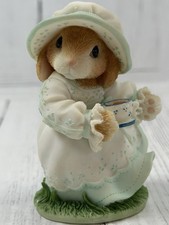 Enesco 1998 My Blushing Bunnies Daisy Hare “Tea & Friendship” #351040 Retired picture