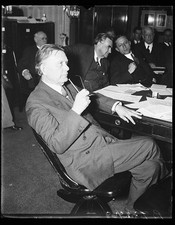 Photo:William E. Borah 1936 Senate Meeting Portrait Washington DC picture