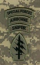KANDAHAR TALIZOMBIE© WHACKER JTF SPECIAL FORCES vêlkrö PATCH w/AIRBORNE/SNIPER picture