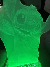 3D LED Night Light STITCH Remote Control Smart Touch Home Room Decor Lamp New picture