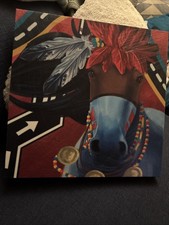 Hopi Snake Dance Horse 15x15 Painting picture