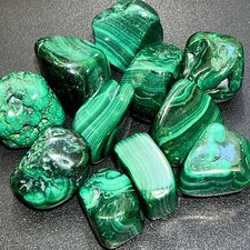 Large Extra Quality Premium Malachite Tumbled Stones (By The Piece or Pound) picture