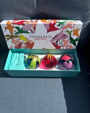 NEW Tiffany And Co. X Andy Warhol Limited Edition, Glass Ornaments Set 3 ￼ picture