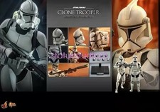 Hot Toys Star Wars Clone Trooper MMS647 AOTC NEW SEALED SHIPPER USA picture