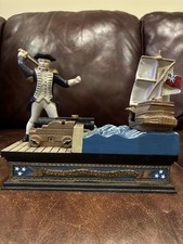 John Paul Jones Mechanical Cast Iron Coin Bank.  “I Have Not Yet Begun To Fight” picture