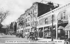 Beacon Street Apartments Brookline Massachusetts MA - Reprint picture
