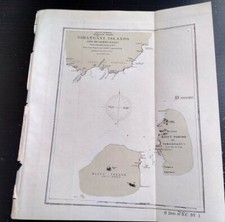 1901 Sarangani Philippine Islands Asia War US Navy GPO Sketch Map picture