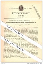 Original Patent - Johann Jacob Billeter in Pinerolo, Italia, 1883, Macchina c picture