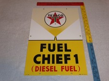 VINTAGE TEXACO FUEL CHIEF 1 DIESEL SPRAYER 18