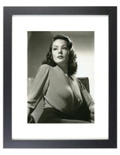 Actress GENE TIERNEY Retro Classic Vintage Matted & Framed Picture Photo picture