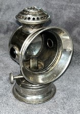 Antique Bicycle Oil Lamp Lantern Sterling Mfg Co N.Y. Rat Rod Light  picture