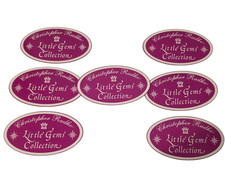 Christopher Radko Little Gems Store Display Signs Lot of 7 Retail Advertising picture