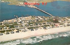 1950s Mantoloking New Jersey Oceanfront Air View Postcard 25-10643 picture