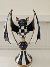 NEW Mackenzie Childs COURTLY CHECK BAT CANDLE HOLDER Wonderful M-C Whimsy Last 1 picture