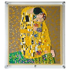 Wall Mounted Display Case for LEGO® 31221 Gustav Klimt – The Kiss picture