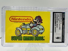 1989 Topps Nintendo Super Mario Bros. #33 CGC 9 Video Arcade Game Tip Stickers picture