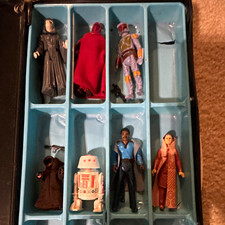 Kenner Vintage Star Wars Action Figures Lot w/ Figure Case, Boba Fett picture