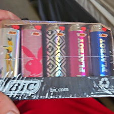 50 bic playboy  Disposable Flame Lighters Soft Flame Butane Multicolor Tray picture