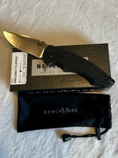 Benchmade 320 Precinct Flipper Liner Lock 154CM Black G10 picture