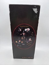 Vtg Kurt Adler Jacqueline Kent Purple Passion Witch Hanging Decor Halloween picture
