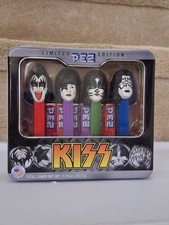 KISS Limited Edition PEZ Candy Dispenser Set in Tin Gift Box 2012 mint condition picture
