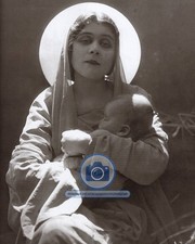 THEDA BARA PORTRAIT MOTHER AND CHILD ACTRESS 8X10 PHOTO picture
