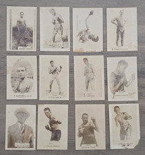 1926-27 AGUILITAS INTERNATIONAL BOXERS CUBAN TOBACCO CARDS LOT OF (12). picture