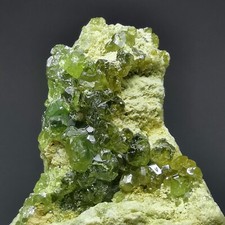 351ct / 70.2 g Gemmy Demantoid Garnet w. Matrix / Madagascar / Rough Crystal Gem picture