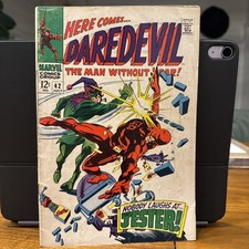 DAREDEVIL - 42 - 1st Jester 🔑 - 1968 - VG picture