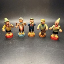 Vtg Erzgebirge Wood Street Band Musicians 5 Piece German Richard Glasser picture