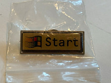 Vintage Microsoft Windows 95 Start Button Lapel Pin Promo Sealed Retro Tech picture