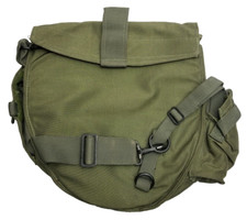 USGI MILITARY M40 SERIES GAS MASK BAG OD GREEN CARRIER ARMY PACK HAVERSACK EXC picture