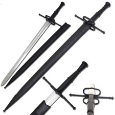 German Bastard Full Tang Tempered Battle Ready Handmade Sword *SHARP EDGE BLADE* picture