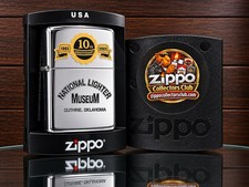 Vintage 2003 National Lighter Museum 10th Anniversary Lighter New In Box picture